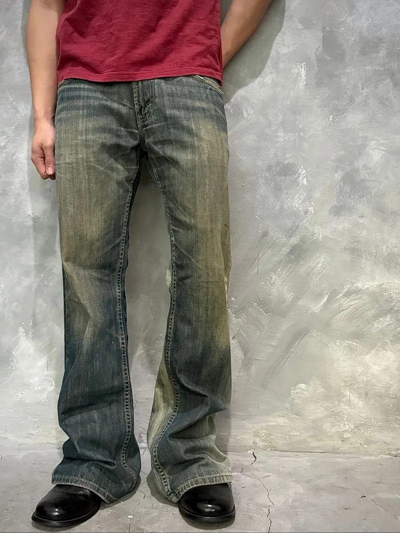 Vintage Y2K Levi’s 527 Bootcut Mud Wash Jeans Acne Studio photo 1