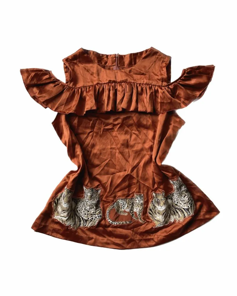 ⭐️Tiger Satin Top⭐️ photo 1