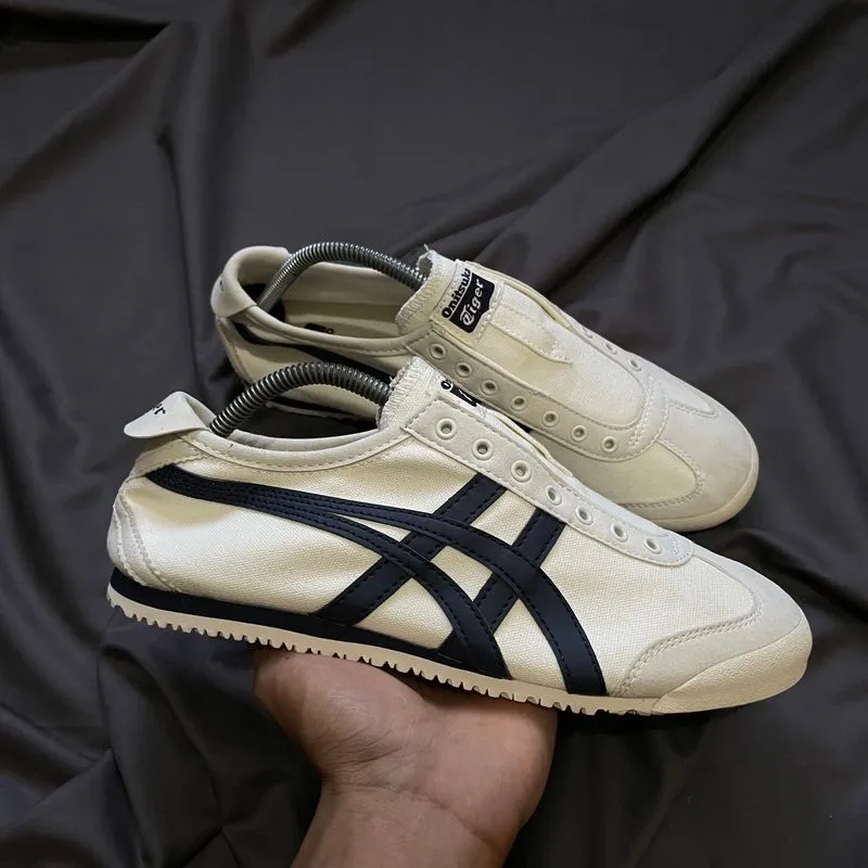 Onitsuka Tiger Indie Casual Sneakers Pria cream blue photo 1