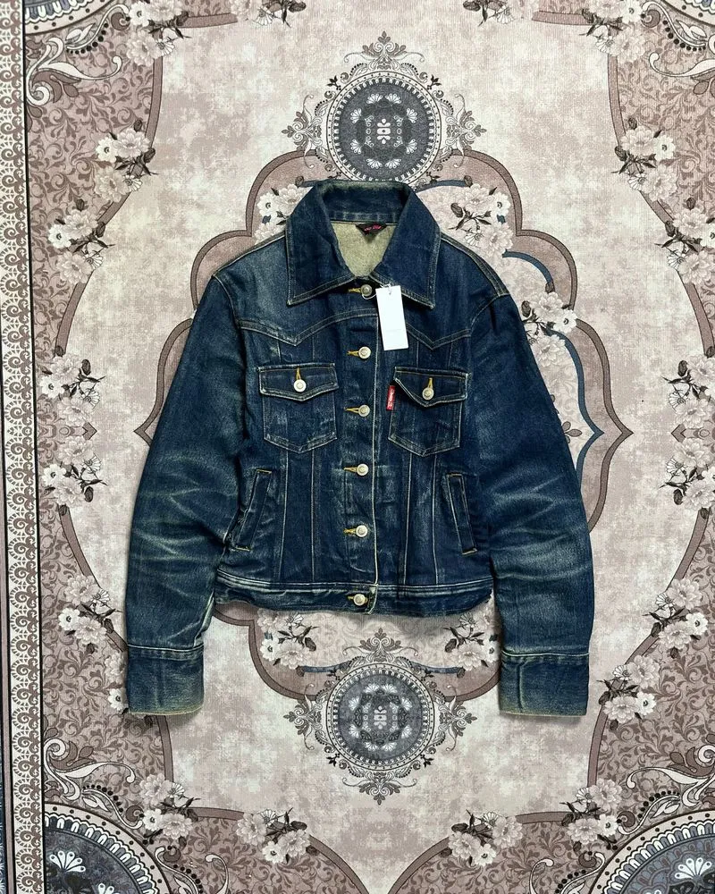 Passo Fadding Trucker Denim Jacket size XS photo 1