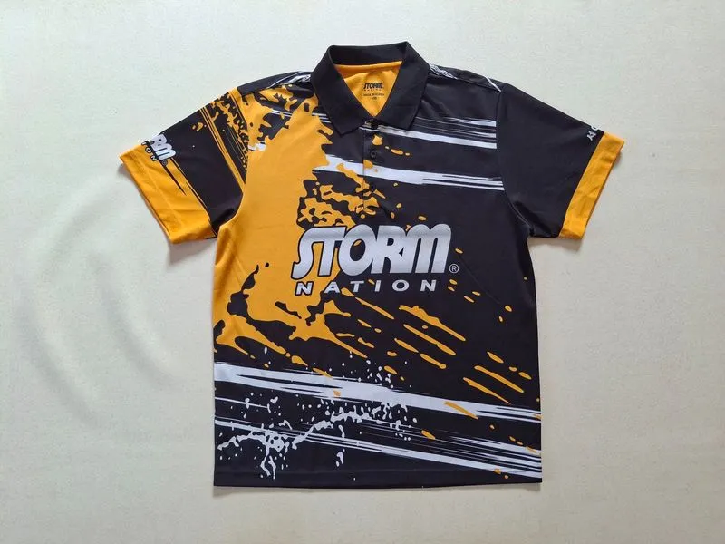 JERSEY BOWLING STORM NATION ORIGINAL 100% photo 1