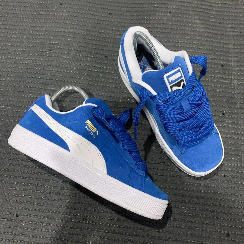 Puma Sportswear Sneakers Pria white blue photo 1