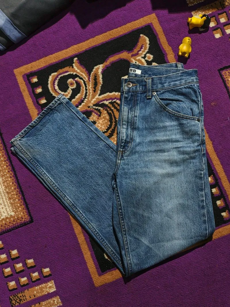 blue jeans uniqlo u photo 1