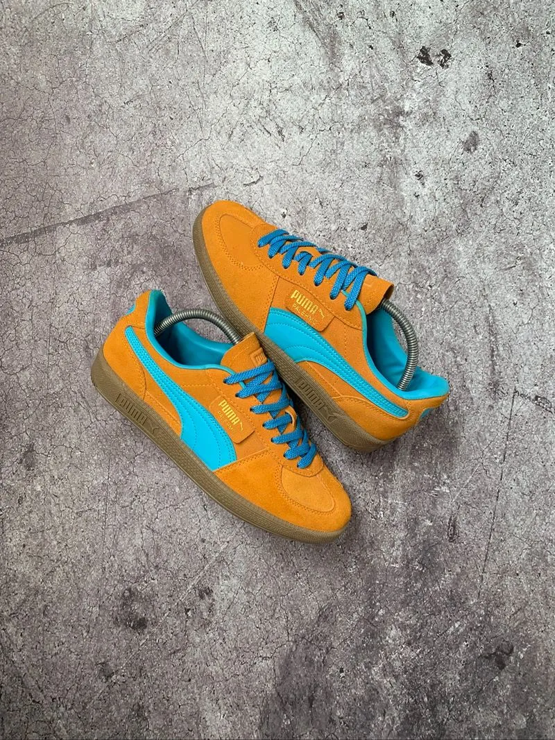 Puma Palermo OG Dark Cheddar Bright Aqua photo 1