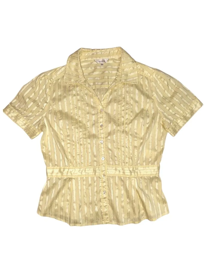 Korean preppy retro yellow blouse sawako shoujo pinterest photo 1