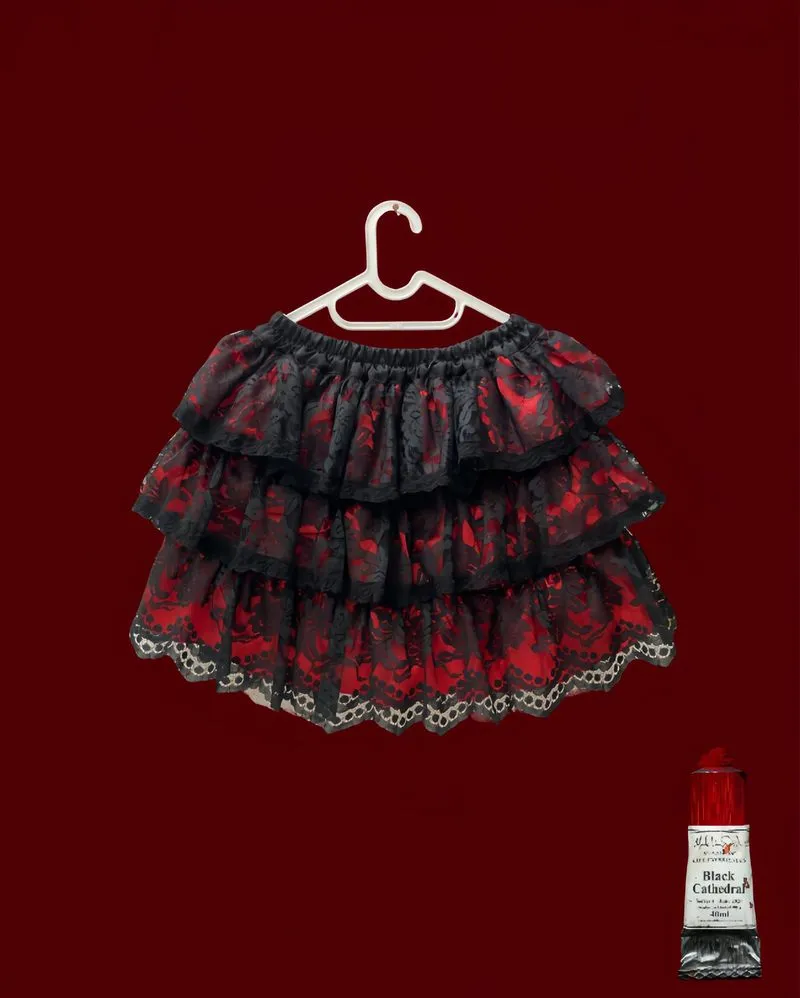gothic vampire short skirt  photo 1