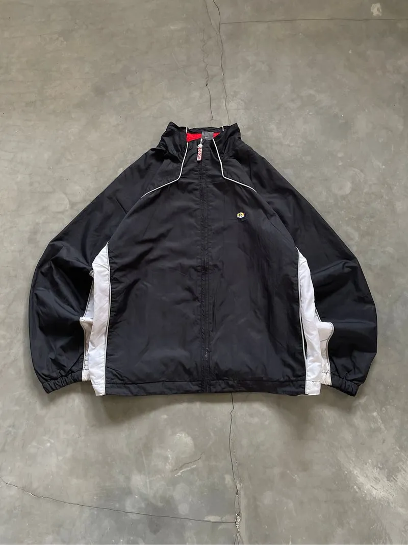 Rare Nike TN Jacket Windbreaker Color Block Red Swoosh  photo 1