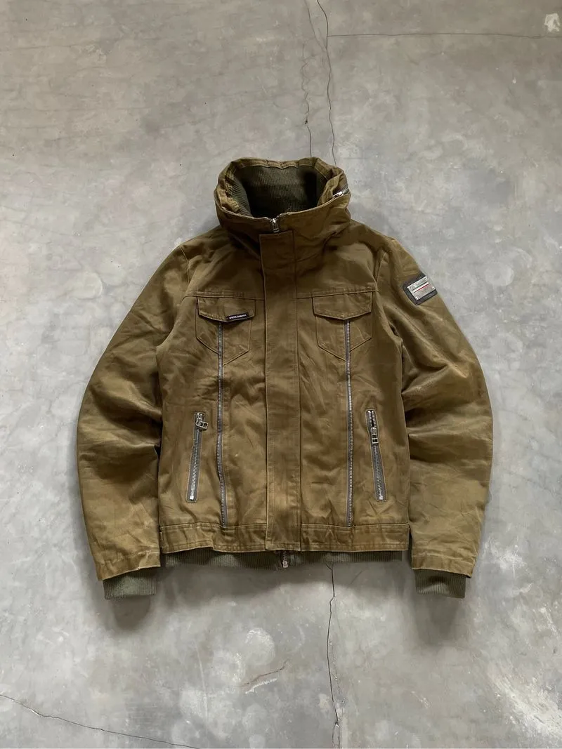 Rare Archive Dolce & Gabbana Jacket Military Multi Zipper photo 1