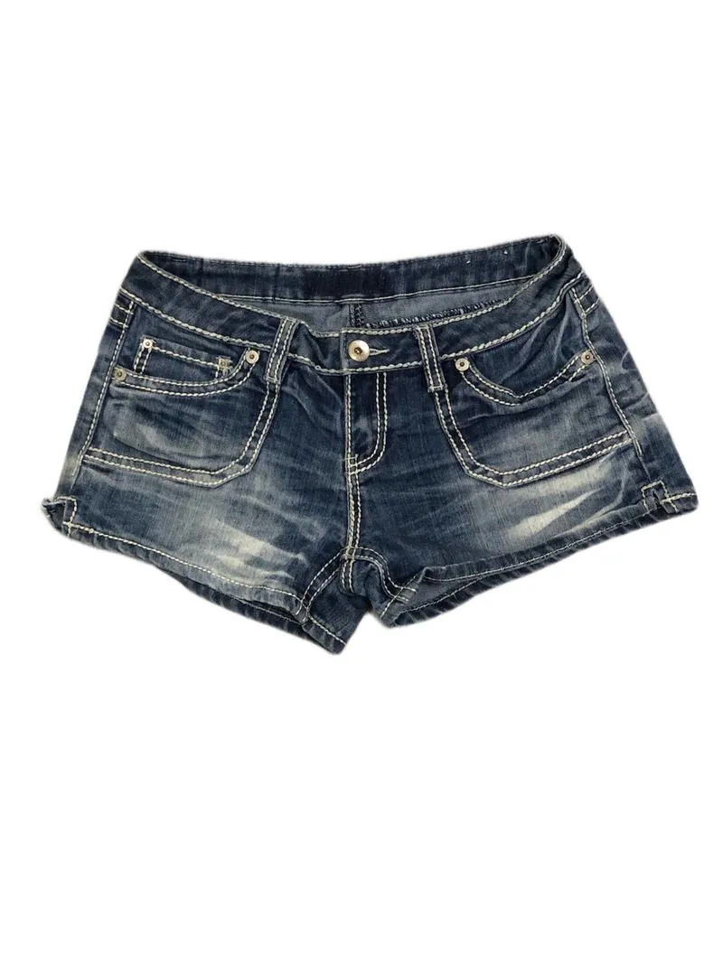 Y2K ymi denim jeans shorts pants photo 1