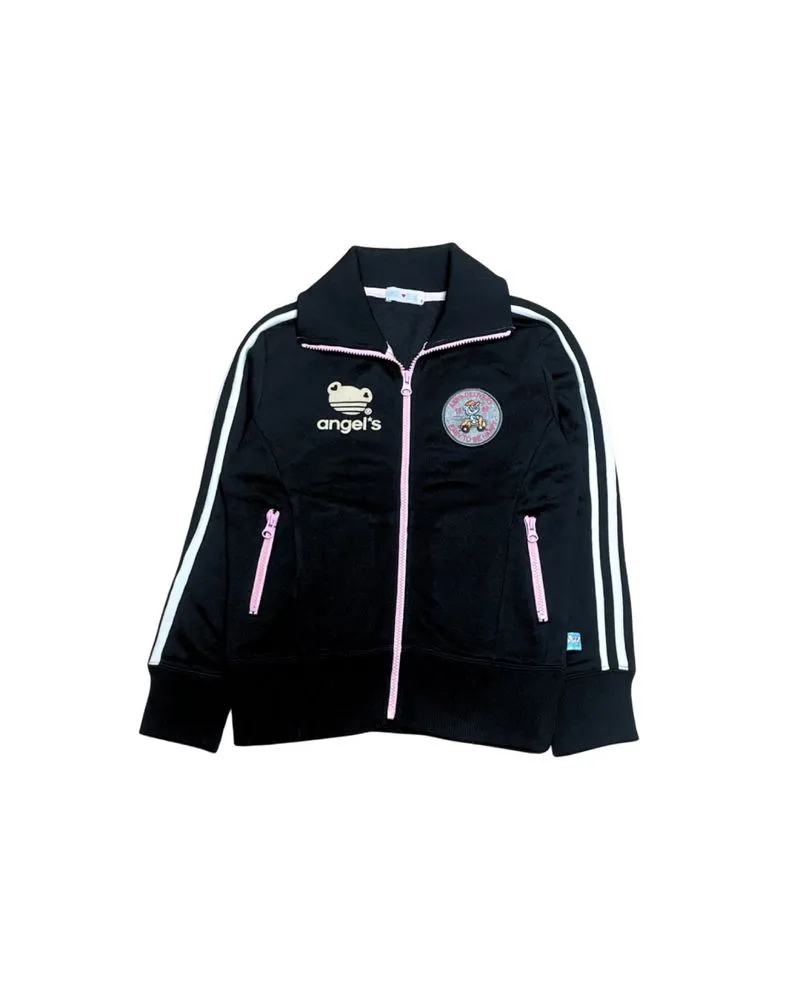 Angel Blue "Delivery Nakamura-kun" Vintage Black Track Jacke photo 1