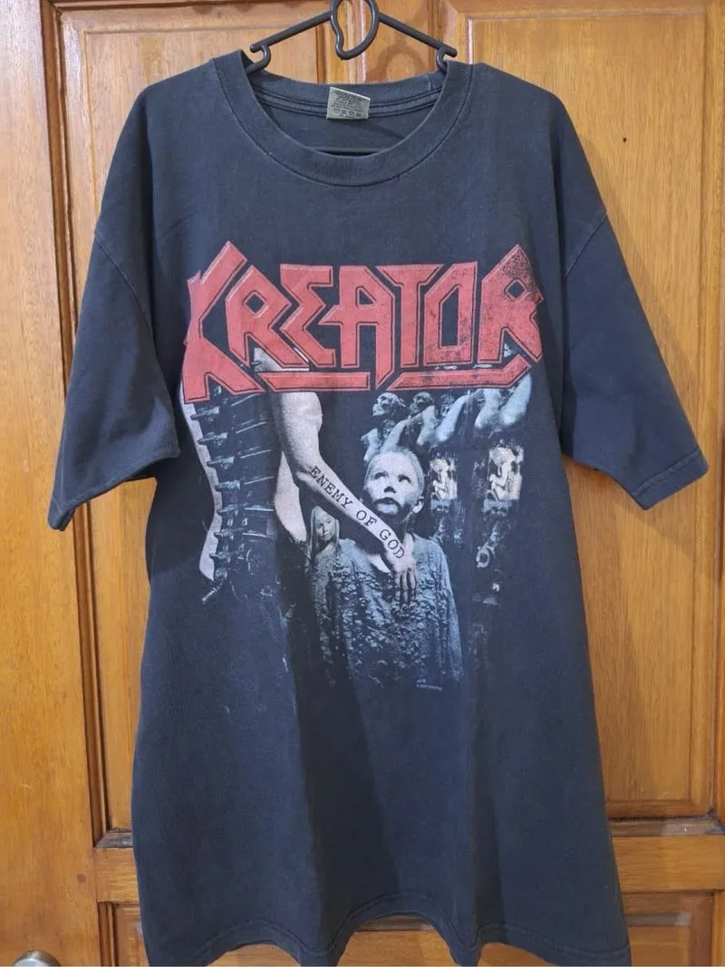 Kreator Enemy of God T-shirt Official Original Black 2006 photo 1