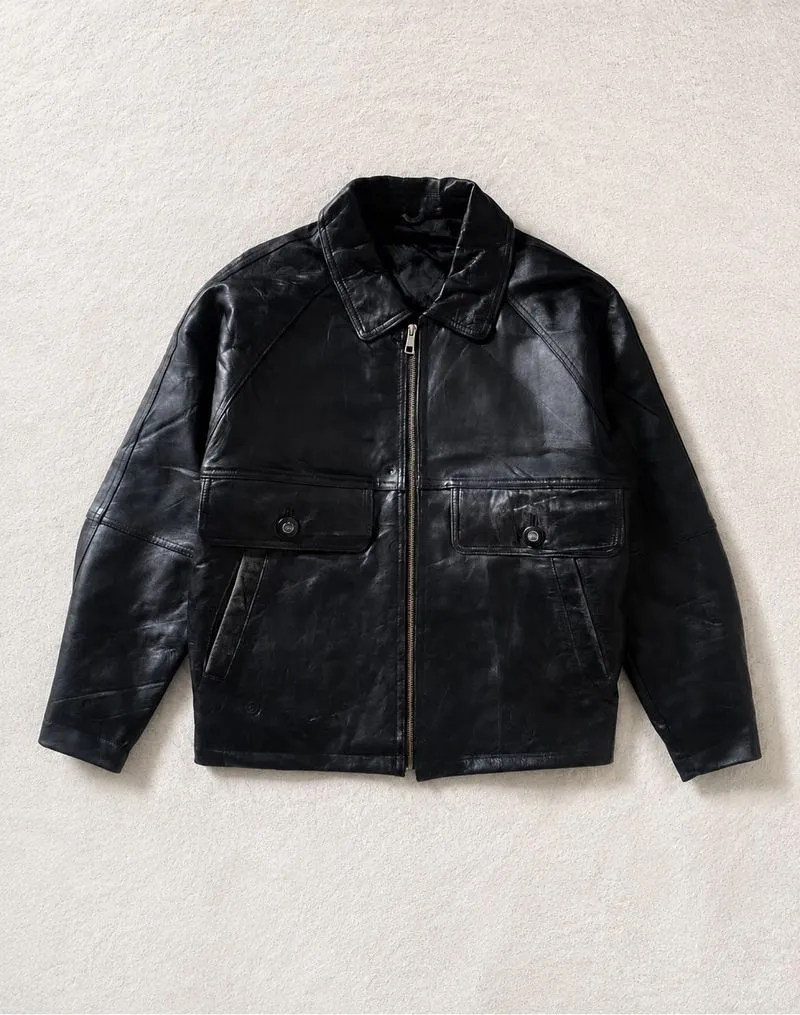 JAKET KULIT FARAGO GENUINE LEATHER (KULIT SAPI ASLI) photo 1