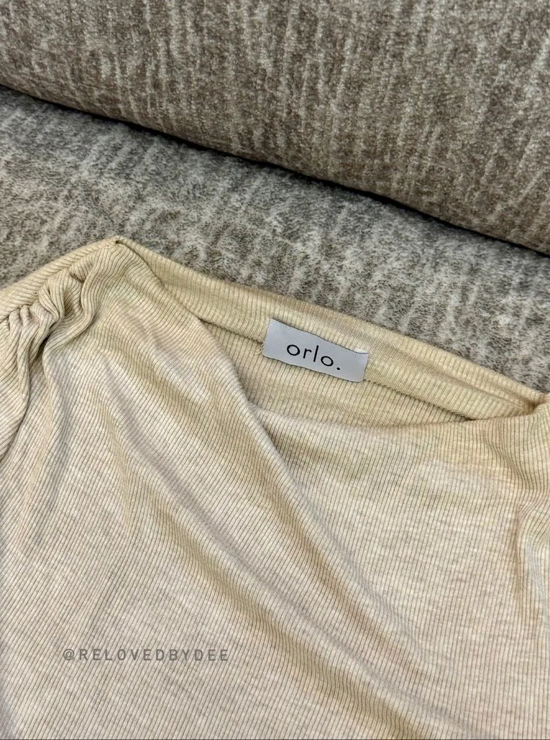 April Top Knit Long Sleeve in Oat - Orlo.id photo 1