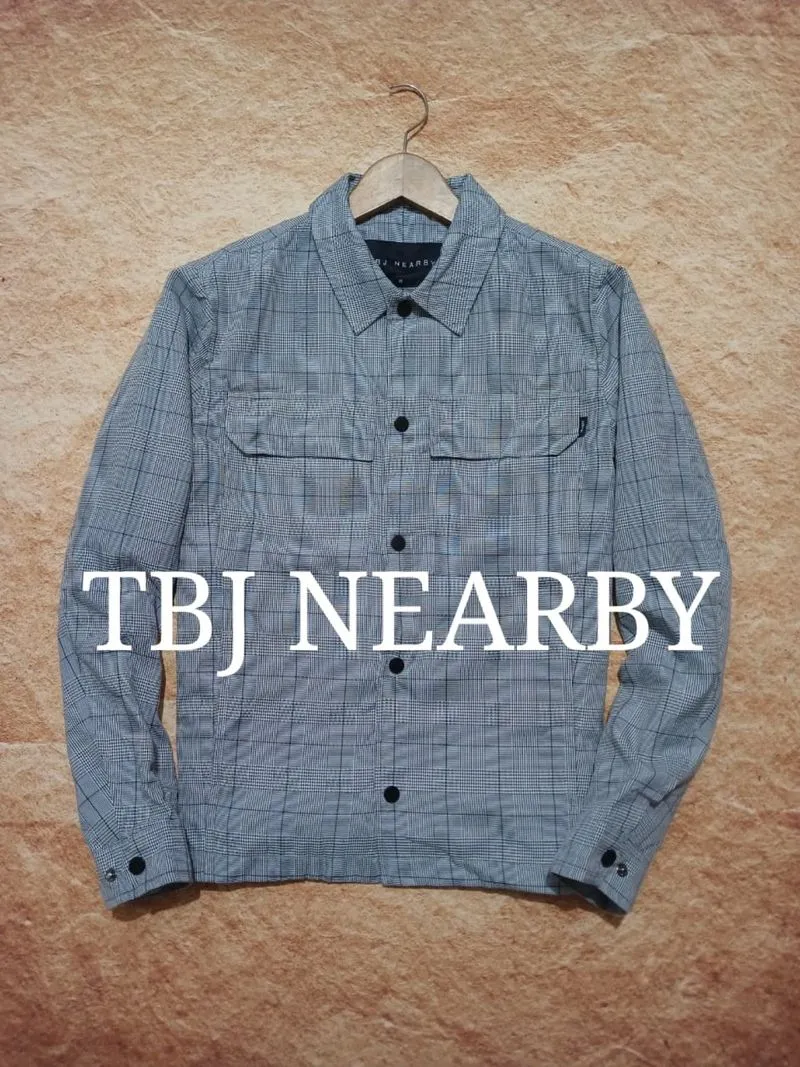 Tbj nearby trucker tartan second thrift original photo 1