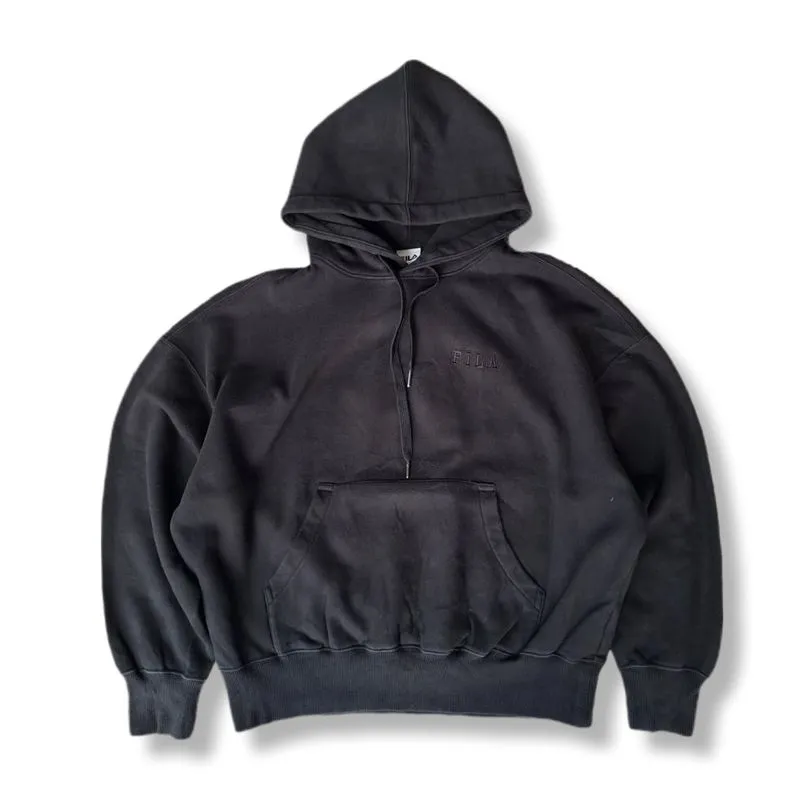 FILA BIELLA ITALIA BLACK ON BLACK HOODIE | OUTERWEAR | GS 15 photo 1