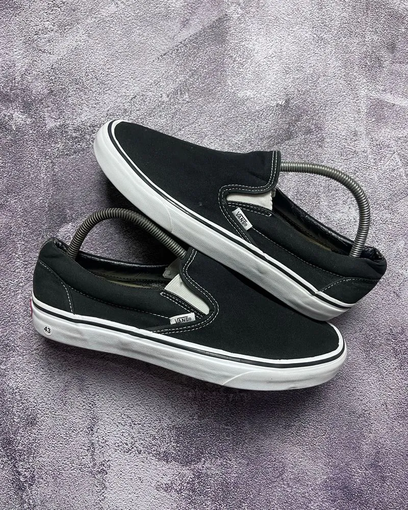 Vans Slip On Classic Black White Original photo 1