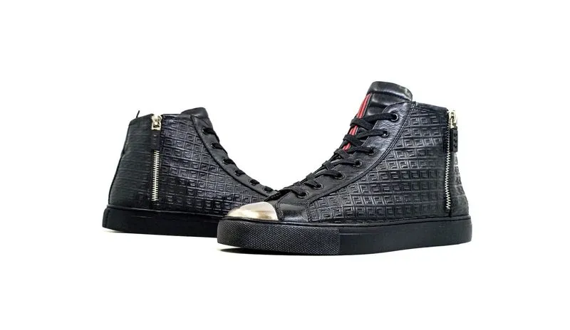 OPP France High top sneakers with side zipper photo 1