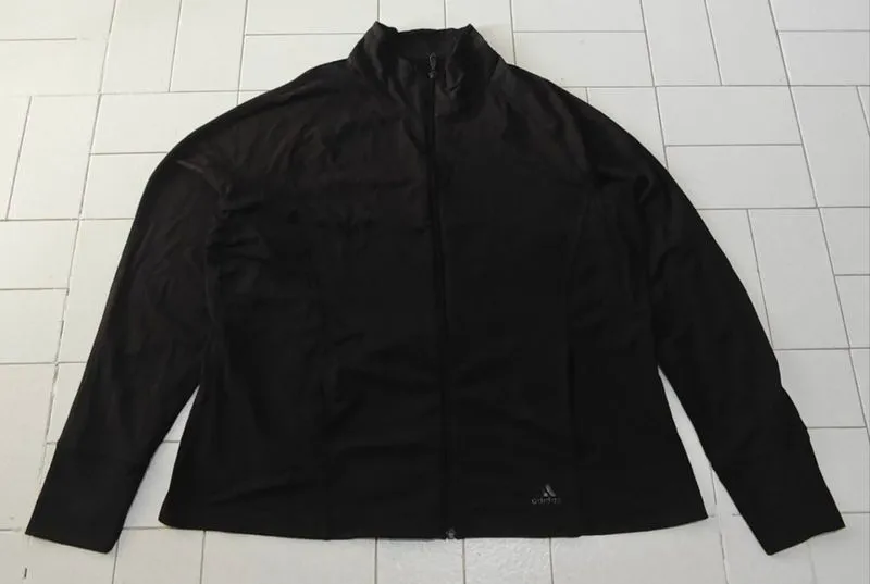 Jaket Sport Running Adidas Hitam photo 1