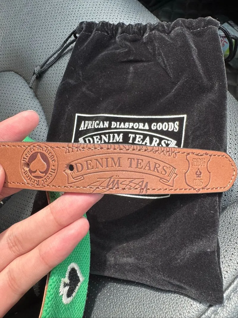 Stussy x Denim Tears Belt (Rare Archive) - Preloved