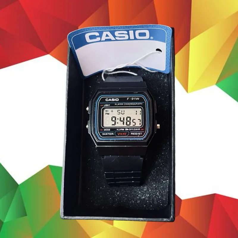 Casio Vintage Digital Watch F91 Timeless - Classic Retro St photo 1