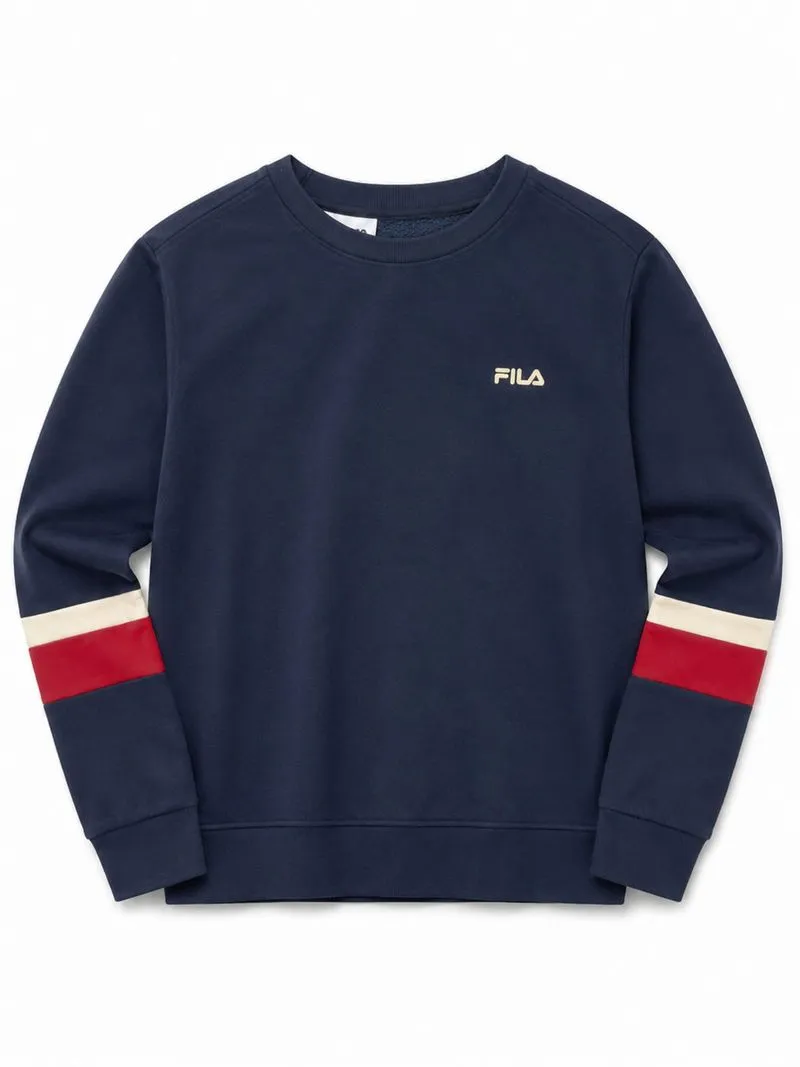 Jaket Second Brand Sweater Fila Crewneck Preloved. photo 1
