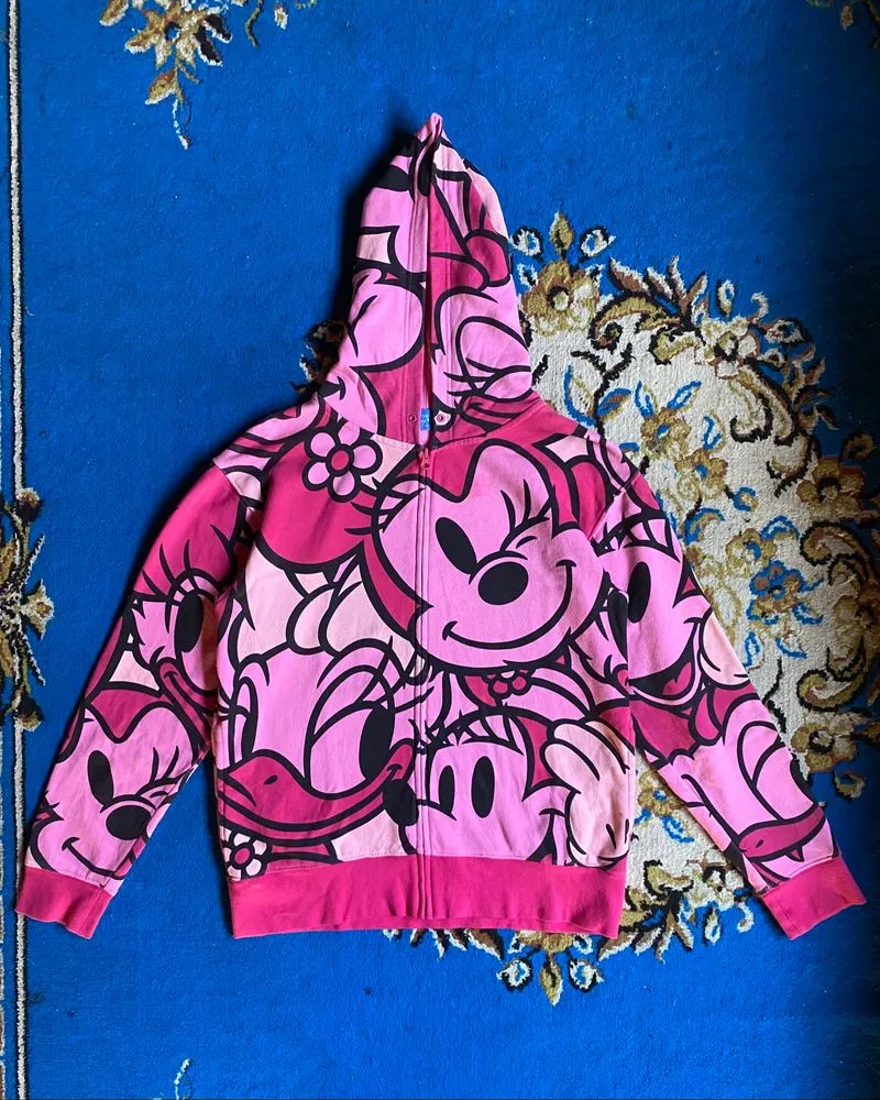 Disney Female Character All Over Print Zip Up Hoodie  photo 1