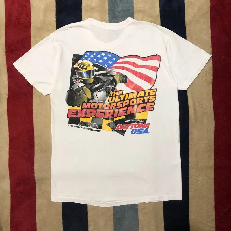 Vintage Daytona USA MBNA Motorsports Experience Racing Tee photo 1