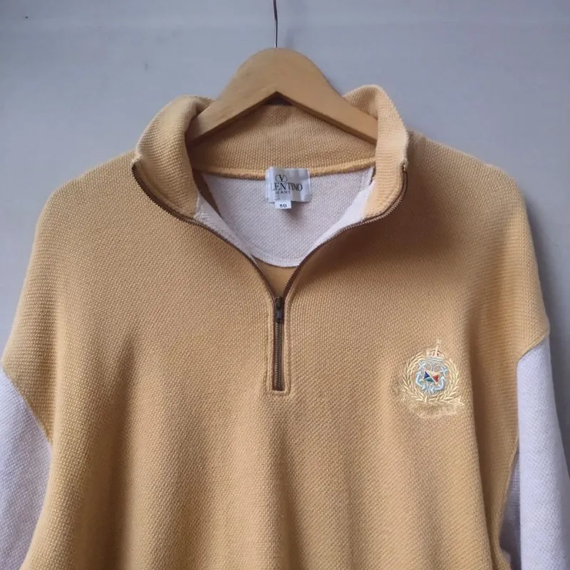 Valentino Jeans Vintage Half-Zip Knitwear Ykk photo 1