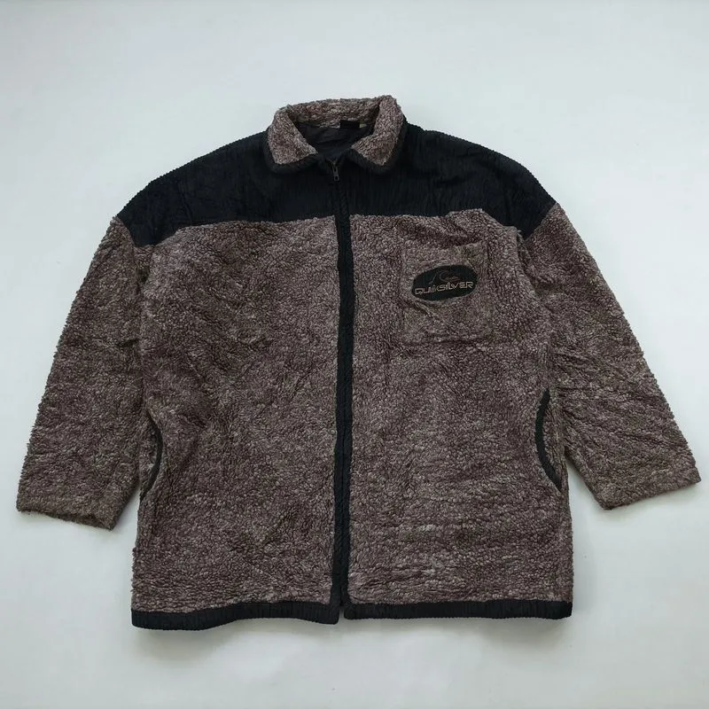 Quicksilver vintage sherpa big size XXL pria  J026 photo 1