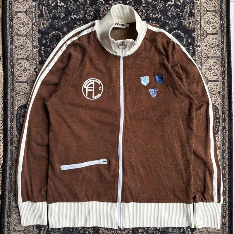 Vintage FC Lotto Sports Italia Catenaccio Track Top Jacket photo 1