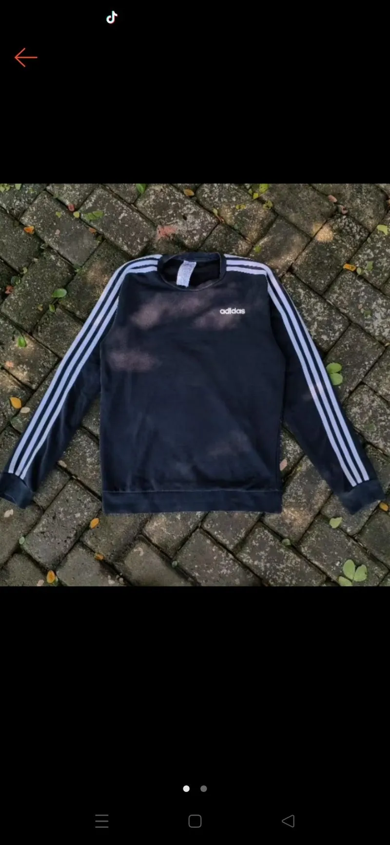 Adidas crewneck hitam 66x52  photo 1