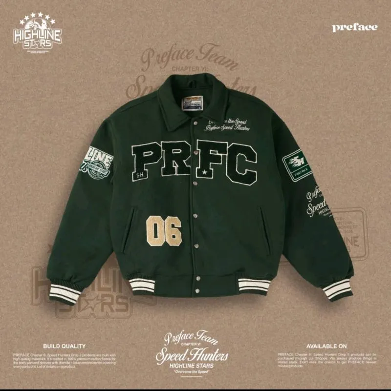 (Preface)the highline stars varsity jacket  photo 1
