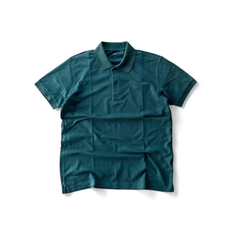 Uniqlo Casual Polo shirt Pria green photo 1