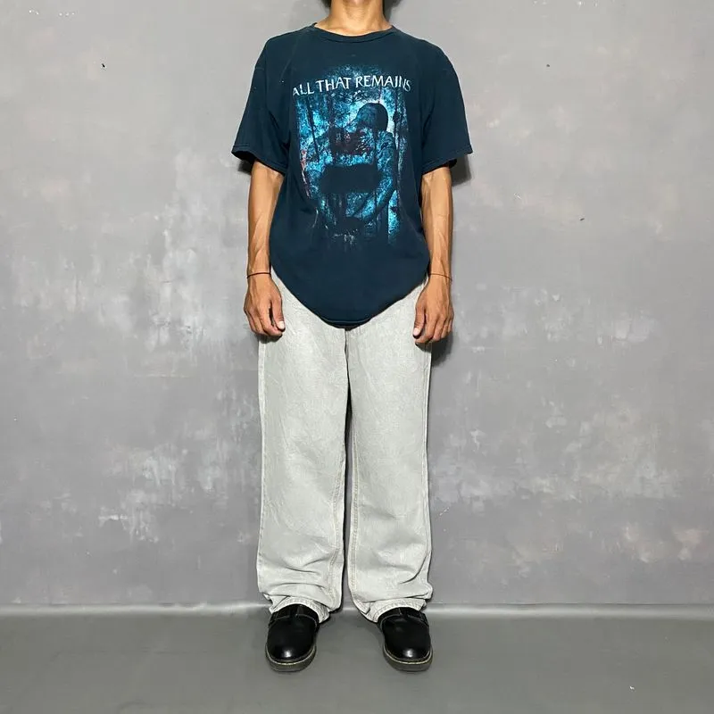 Streetwear Y2K Jeans Pria gray photo 1
