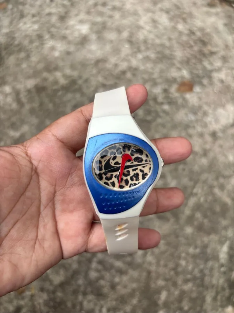 JAM TANGAN NIKE LEOPARD SWOOSH SPINNER VINTAGE photo 1