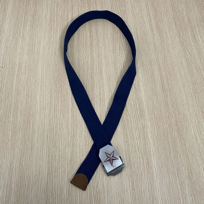 canvas belt navy photo 1