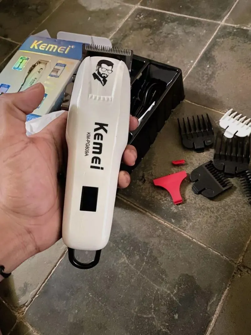 Mesin alat cukur rambut clipper elektrik profesional  photo 1