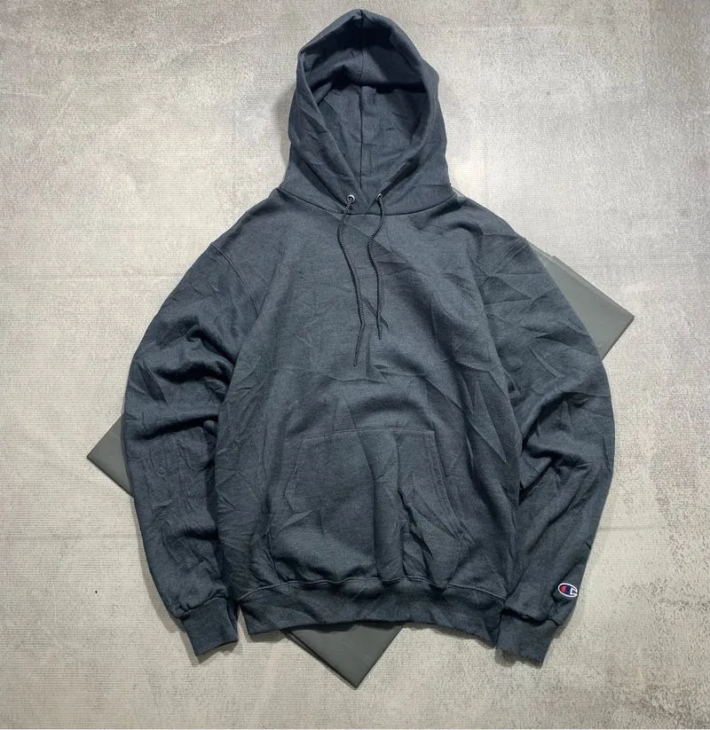 Hoodie Champion grey charcoal photo 1
