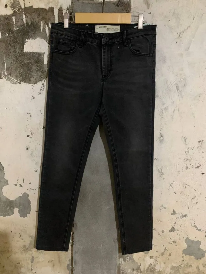Jeans OffWhite Art Bordir Full Embosh photo 1