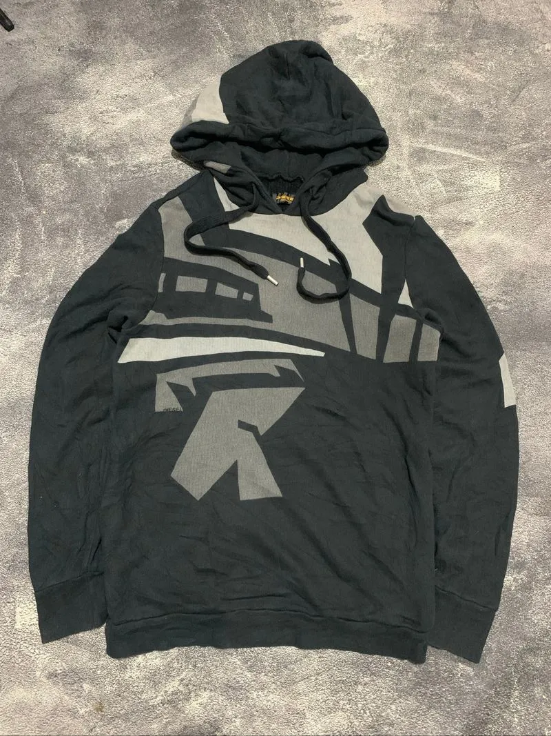 Hoodie diesel black gold photo 1