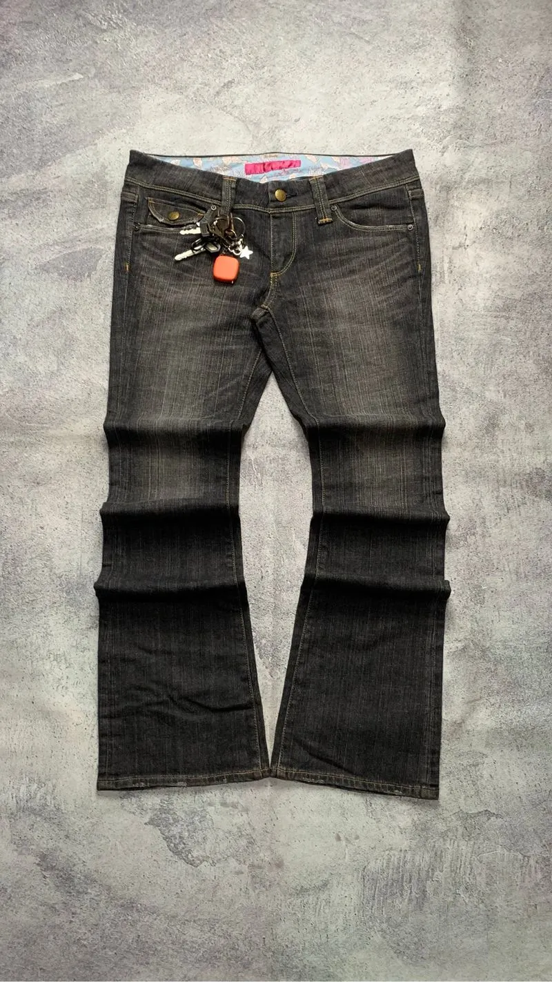 Y2K FLARED JEANS DENIM by UNIQLO photo 1