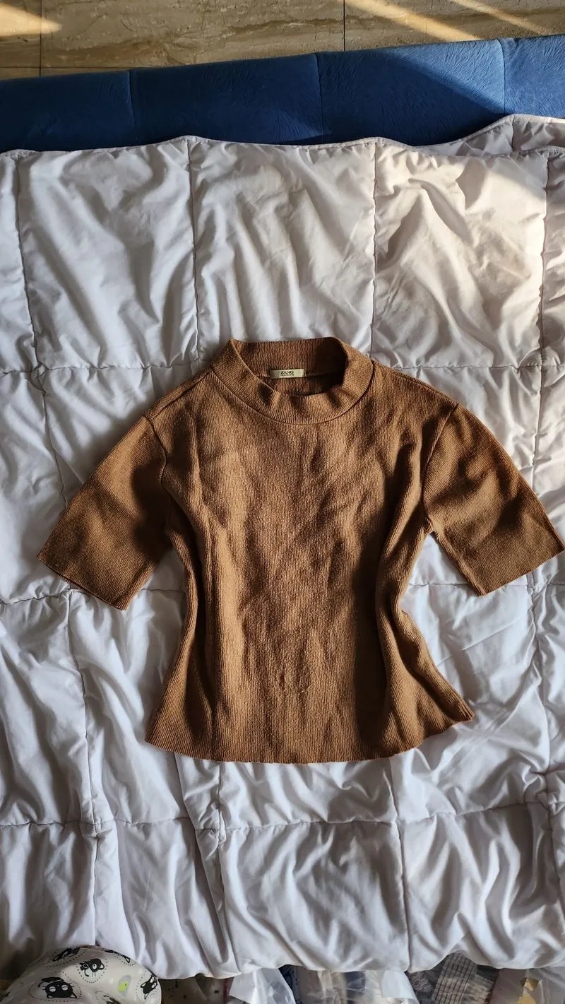 Brown Fit Blouse Chocolate  photo 1