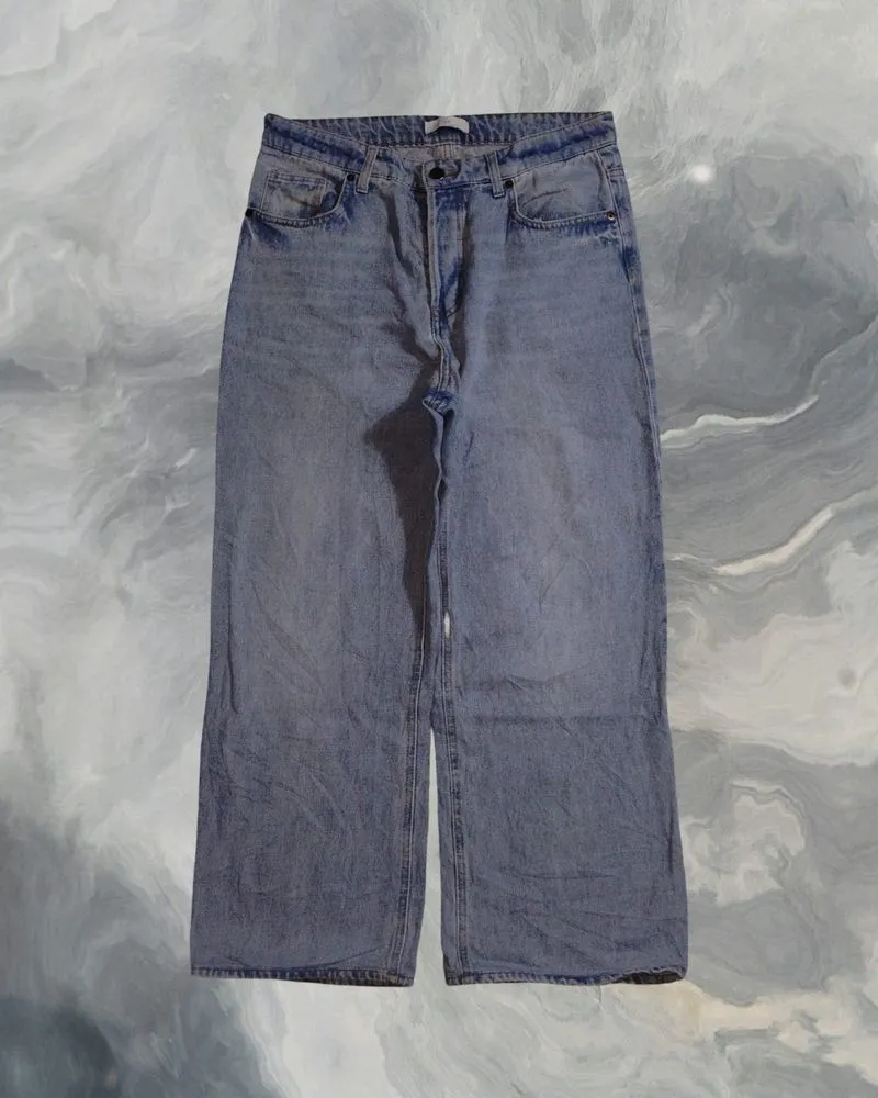 Celana Baggy Retro Blue Jeans Gombrong H&M photo 1