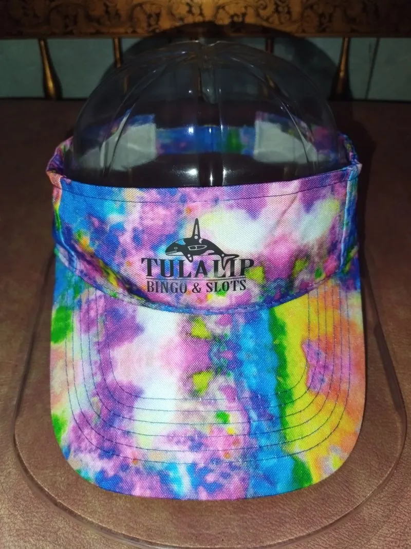 Tie Dye Printed Lightweight Visor Caps photo 1
