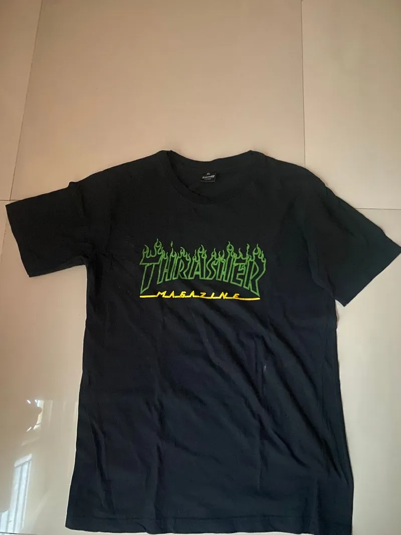 Casual T-shirt Pria black photo 1