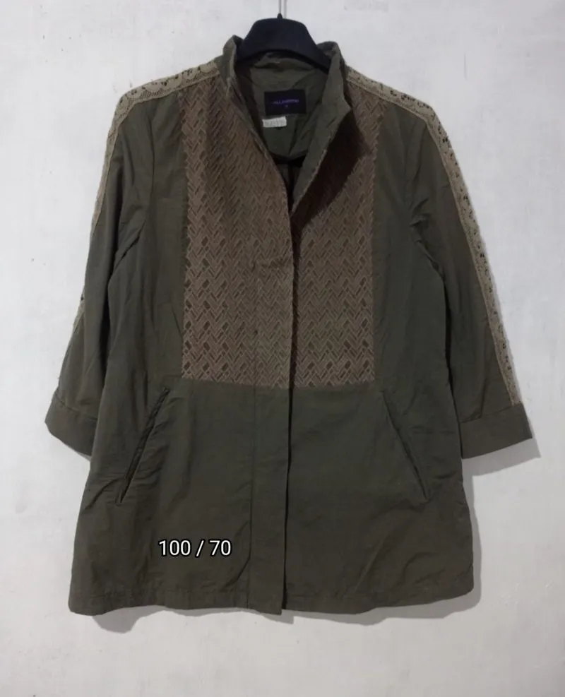 Jaket Wanita ALL FOR YOU hijau Army photo 1