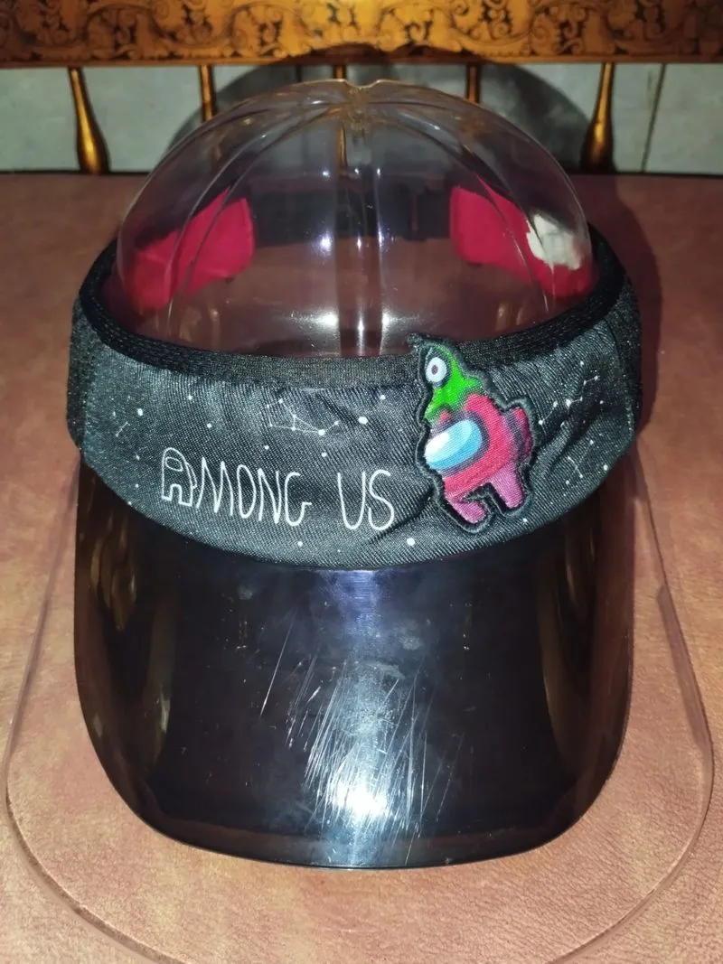 Among Us Black Sun Visor Cap photo 1