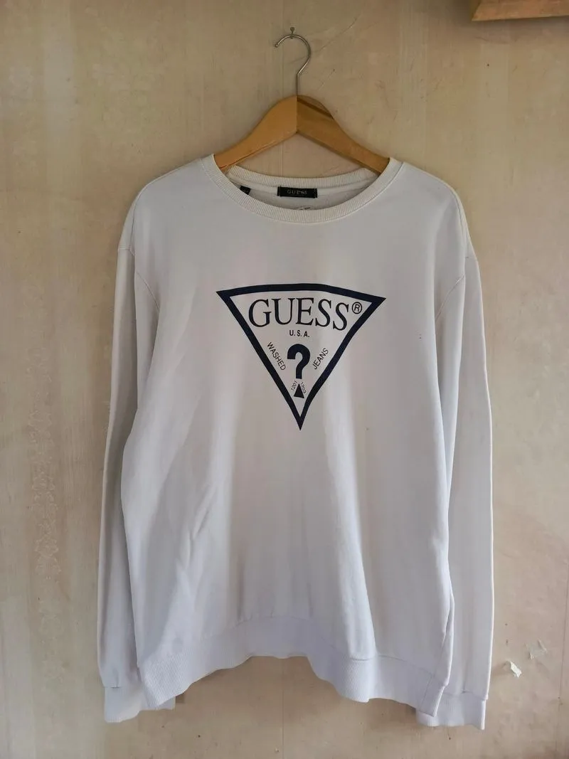 Sweater guess white photo 1
