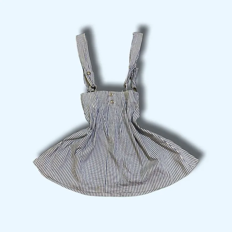 Japanese brand Lolita Coquette Midi dress Wanita white blue photo 1