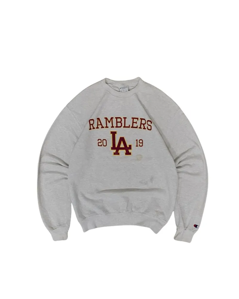 2000s Champion ECO Rambels Light Grey Sweatshirts photo 1